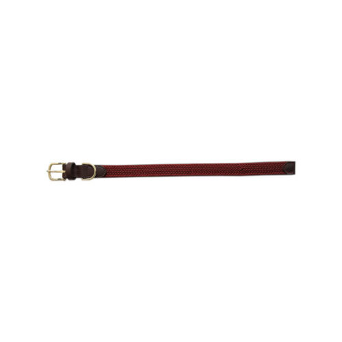 Halsband Kentucky gevlochten Nylon bordeaux