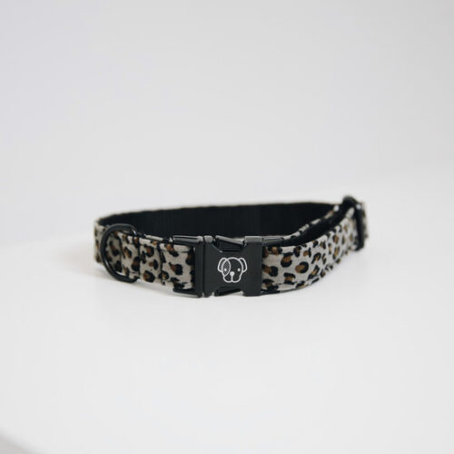 Halsband Kentucky Leopard grijs