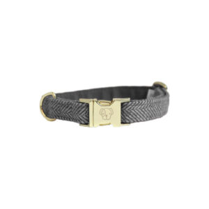 Halsband Kentucky wool grijs